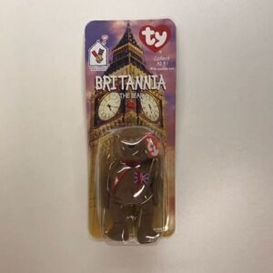 McDonald’s Ty Beanie Babies International Britannia Bear 1998 1993 Tush Tag